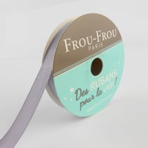 Bobinette Frou-Frou - 6mx9mm - Satin double face - Violet sage
