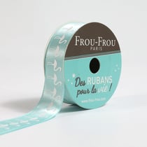 Bobinette Frou-Frou - 4 m x 16 mm - Satin thème - Celadon