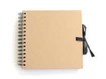 Scrap book 20x20 cm kraft natural