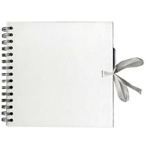 Scrap book 20x20 cm kraft white