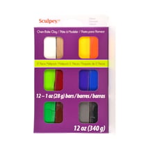 Sculpey iii bright - multi pack 12 coloris