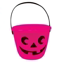 Seau à bonbons - Citrouille - Rose