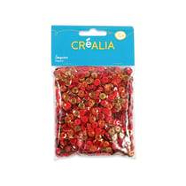 Assortiment de sequins rouges - Créalia - 50 g