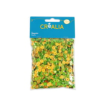 Assortiment de sequins verts - Créalia - 50 g