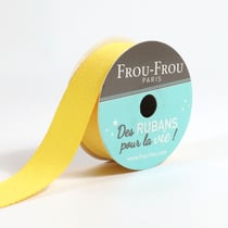 Bobinette Frou-Frou - 4 m x 19 mm - Sergé - Tournesol
