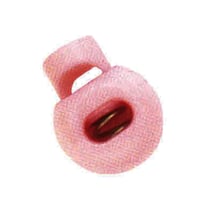 Serre cordon boule - rose - 15mm