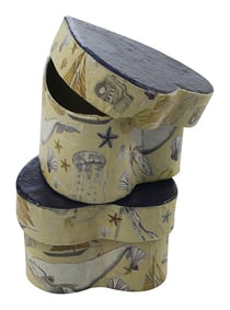 Set 10 petites boîtes cœurs