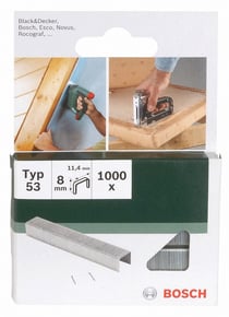 Set 1000 agrafes - 8mm - type 53