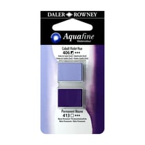 Aquarelle Daler Rowney - Aquafine - 1/2 godet -violet et mauve
