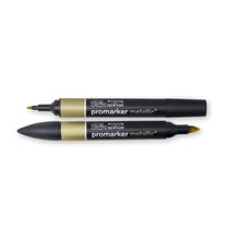 Set de 2 marqueurs Metallic or - Winsor & Newton
