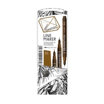 Derwent Graphik Line Maker - Feutre fin - sépia - encre pigmentée à base d'eau (pack de 3)