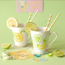 Lot de 5 marqueurs porcelaine et verre - Marabu - Porcelain & Glass painter Summer