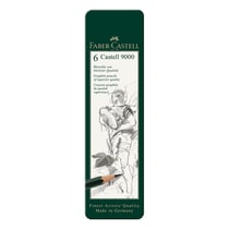 Boîte de crayons graphite Faber-Castell - Castell 9000 - 2B, 4B, 6B, 8B, B, HB
