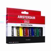 Set peinture acrylique - 6 tubes 20ml - Amsterdam