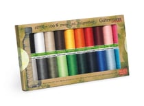 Lot de 20 bobines de fil Pour Tout Coudre Gütermann - Multicolore