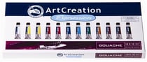 Set gouache 12 tubes 12ml Art Création