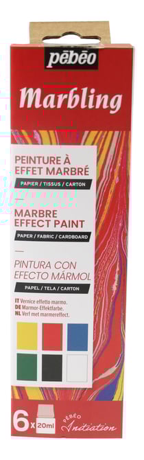 Set d'initiation Marbling Pébéo - 6 x 20 ml