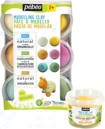 Set pâte à modeler Pébéo - Mixte - 6 pièces