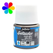 Pot 45 ml peinture tissu Pébéo Setacolor Daim - Gris foncé