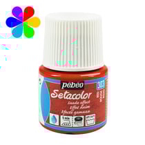 Pot 45 ml peinture tissu Pébéo Setacolor Daim - Rouge