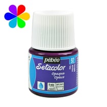 Pot 45 ml peinture tissu Pébéo Setacolor - Mauve - Opaque