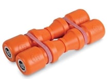 Latin Percussion Duoshake Loud - Shaker - en 2 parties - 6.5" - orange
