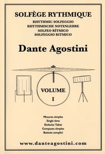 Solfège Rythmique Cahier N° 1 - Méthode solfège et formation musicale - facile
