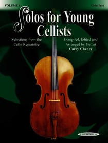 Solos young cellists vol 4 vlc/pf bk livre sur la musique