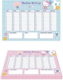 SOUS MAIN HEBDO HELLO KITTY SOUS MAIN HEBDOMADAIRE HELLO KITTY