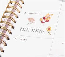 Stickers epoxy - Vive la nature - Ton rose