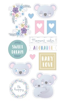 Planche stickers Puffy - Little baby