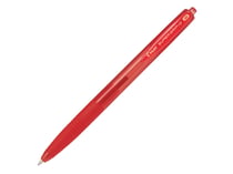 Stylo bille rétractable Pilot - Super Grip G - Rouge - Pointe moyenne