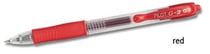 Stylo bille g2 pixie rétractable rouge