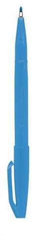 Stylo feutre sign pen pointe fine bleu turquoise