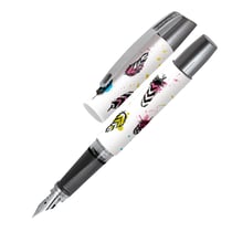 Stylo plume - Bleu - Campus - Plume moyenne - Online -  Coloured Feather