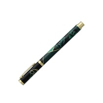 1 stylo plume - Bleu - Plumink métal Green Addict - Plume moyenne - Ink - Coloris assortis