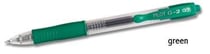 Stylo bille g2 pixie rétractable vert