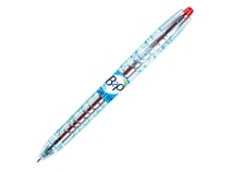 Stylo roller rétractable Pilot - B2P Gel - Rouge - Pointe moyenne