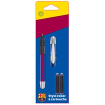 Stylo roller - Bleu - F.C. Barcelone - Pointe moyenne - La Plume Dorée