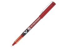 Stylo roller Pilot - Hi-Tecpoint V5 - Rouge - Pointe fine
