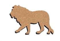Support bois - lion - 14 cm