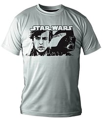 T-shirt blanc vador & luke