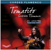 Savarez Tomatito T50J Flamenco - Cordes pour guitare - nylon plaqué argent - .030 / .034 / .034 - clair