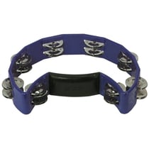 TAMBOURIN DEMI LUNE BLEU