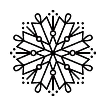 TAMPON BOIS FLOCON 8 BRANCHES