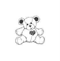 Tampon Bois Petit Ourson Assis Tampon Bois Petit Ourson Assis