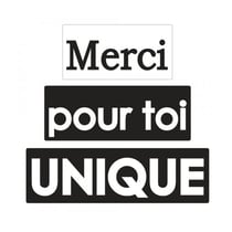 Tampons pour savons - merci, pour toi et unique