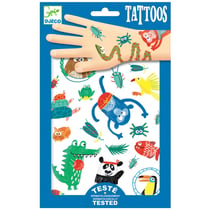 Coffret Salon de tatouage Clementoni - 25 pièces - Gommettes - stickers -  Découpage - Pliage - Collage