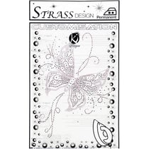 Motif strass - Papillon - KI Sign
