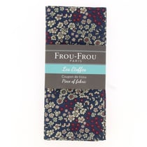 Coupon Fleuri - 110 x 50 cm - Navy